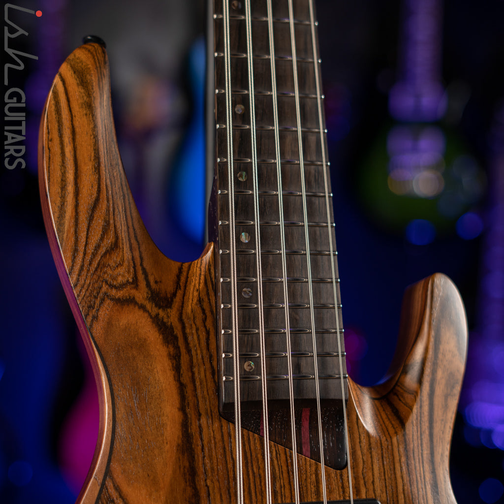 ESP LTD B-1005 5-String Bass Bocote Top Natural Satin Demo