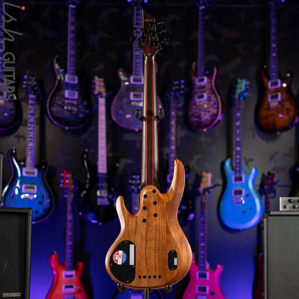 ESP LTD B-1005 5-String Bass Bocote Top Natural Satin Demo
