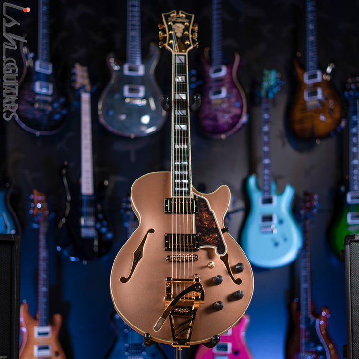 D’Angelico Deluxe SS LTD 11 of 50 Matte Rose Gold