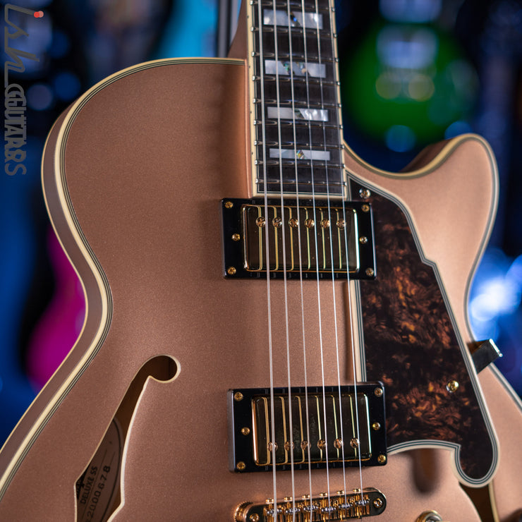 D’Angelico Deluxe SS LTD 11 of 50 Matte Rose Gold