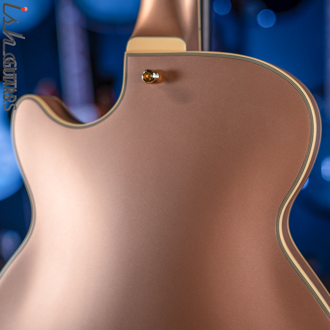 D’Angelico Deluxe SS LTD 11 of 50 Matte Rose Gold