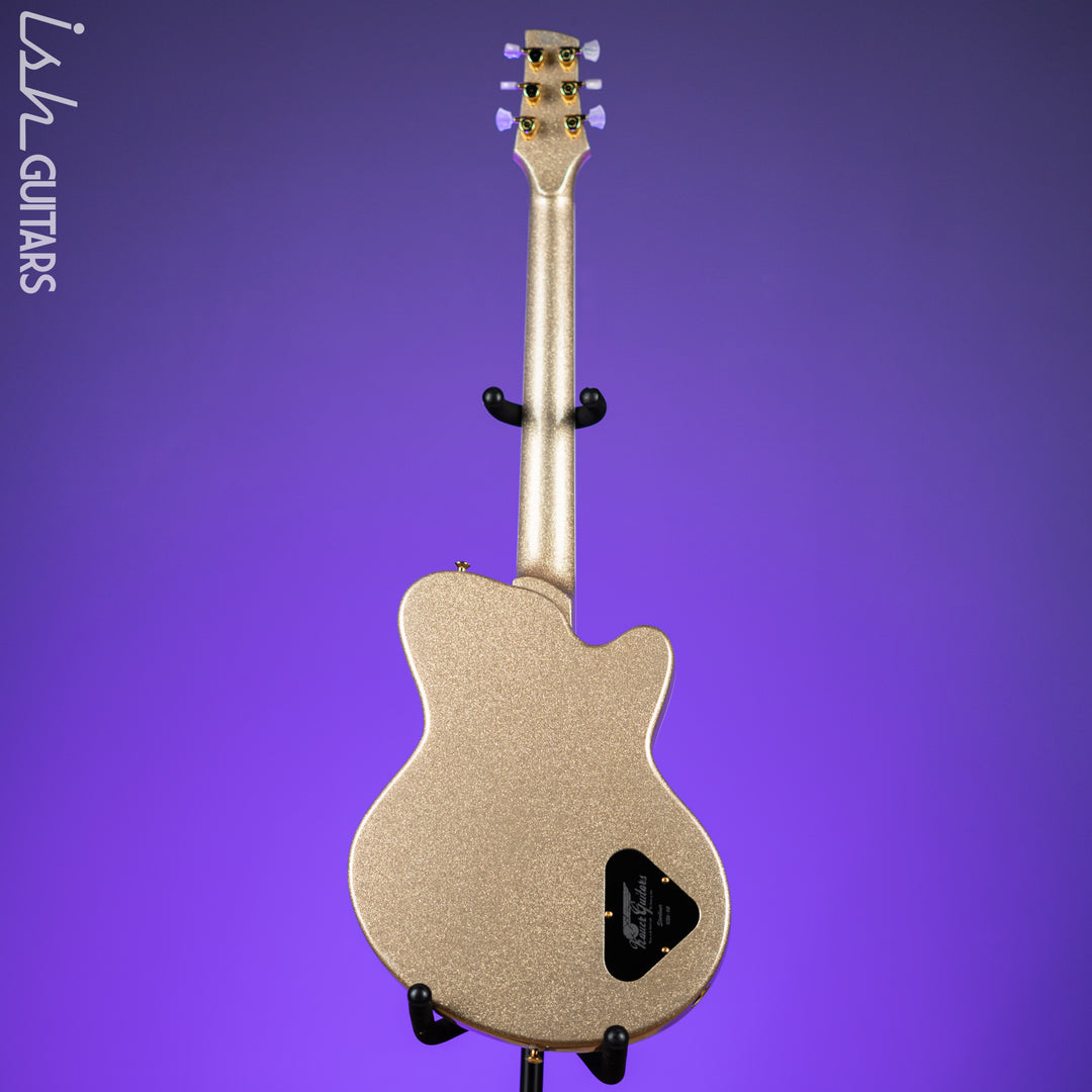 Kauer Starliner Left Handed Guitar Gold Sparkle