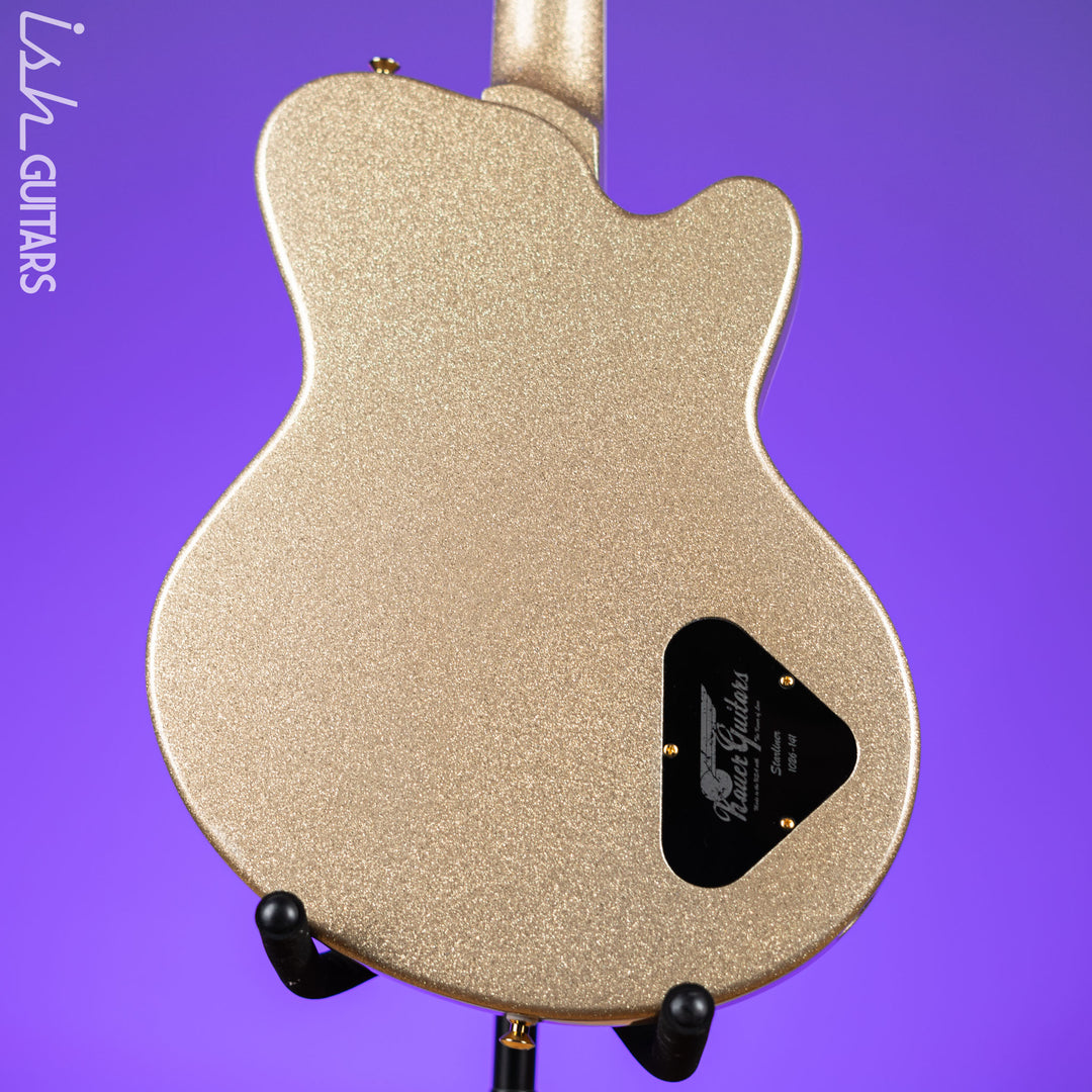 Kauer Starliner Left Handed Guitar Gold Sparkle