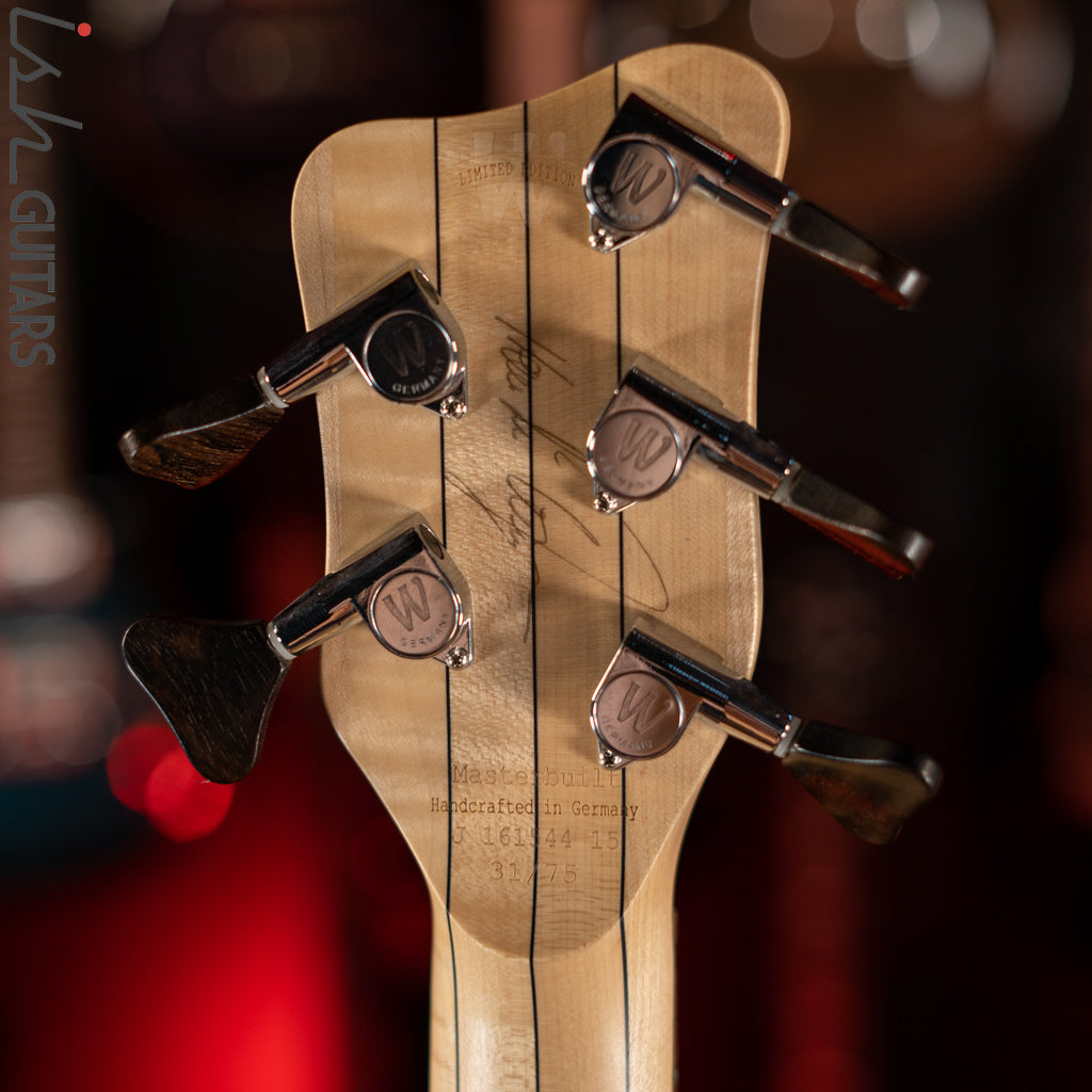 2015 Warwick Streamer LX Limited Edition Bleached Ocean Blue