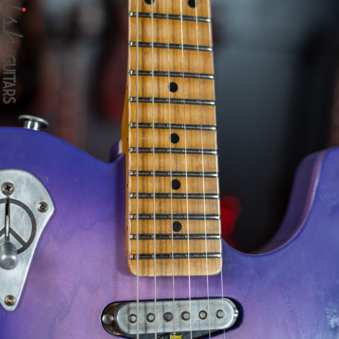 2019 Fraser Vintage Custom Tele Thinline Style Purple Burst