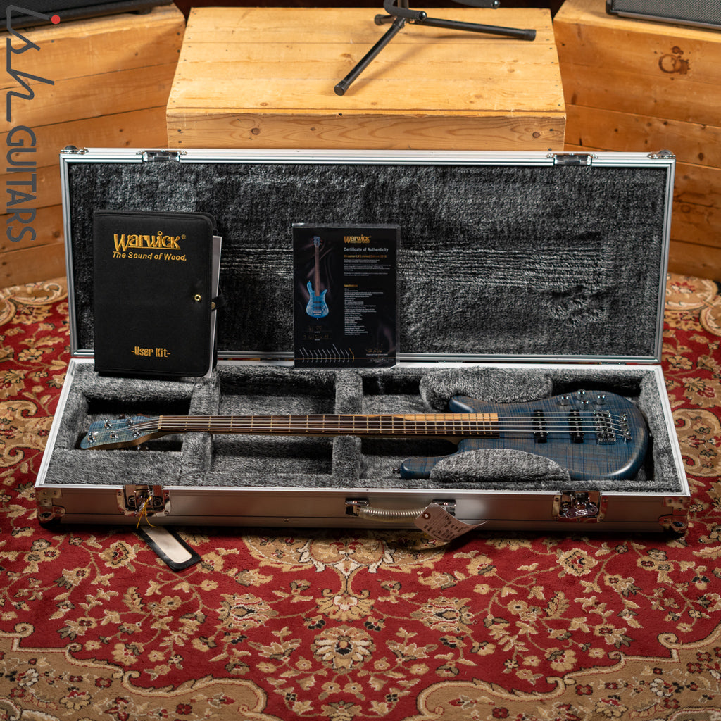 2015 Warwick Streamer LX Limited Edition Bleached Ocean Blue