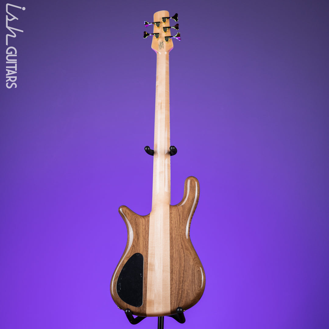 2022 Spector USA NS-5 5-String Bass Walnut Flame High Gloss