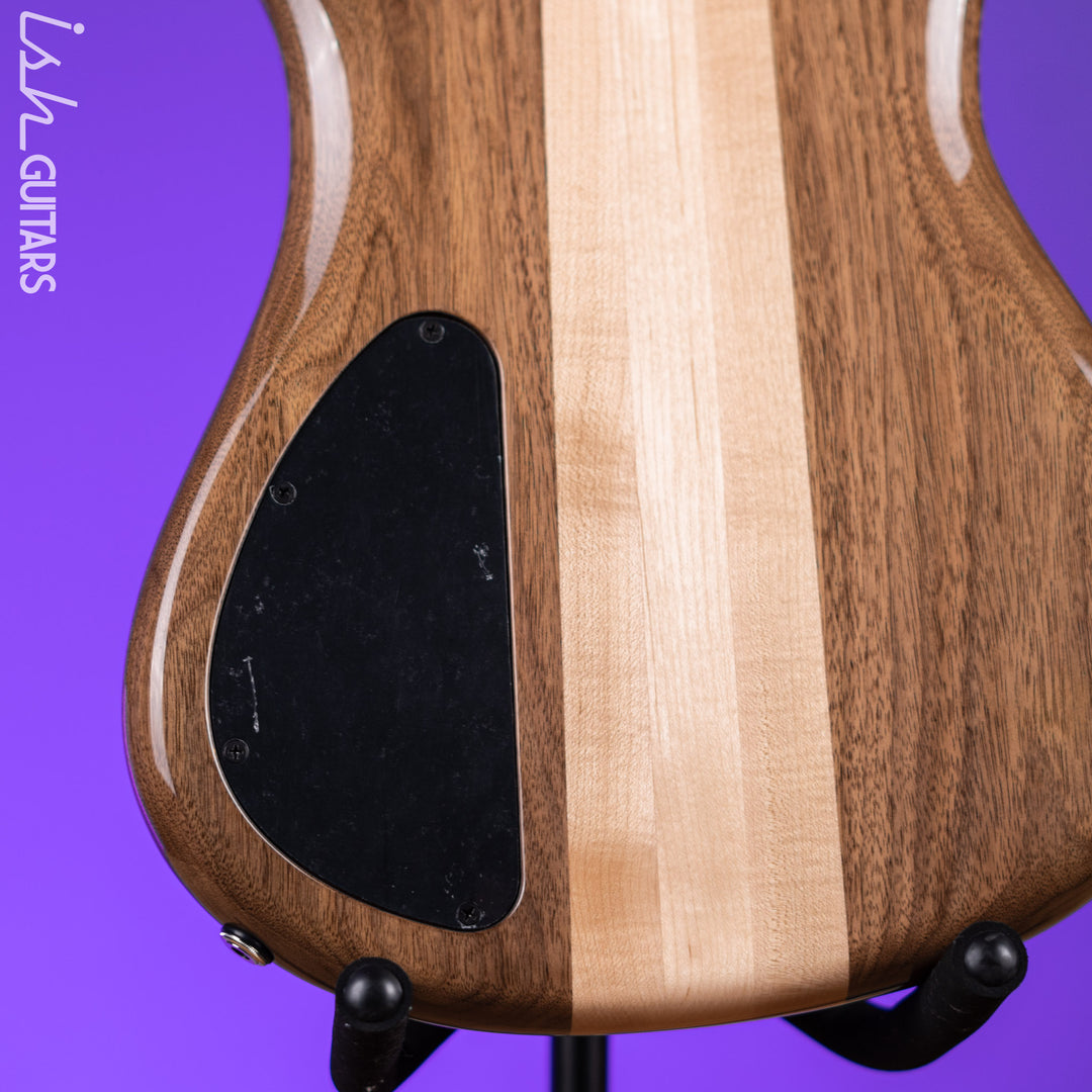 2022 Spector USA NS-5 5-String Bass Walnut Flame High Gloss