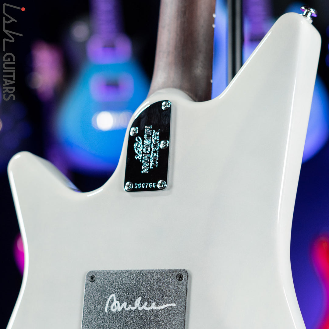 Ernie Ball Music Man BFR Albert Lee MM90 Ghost In a Shell White Demo