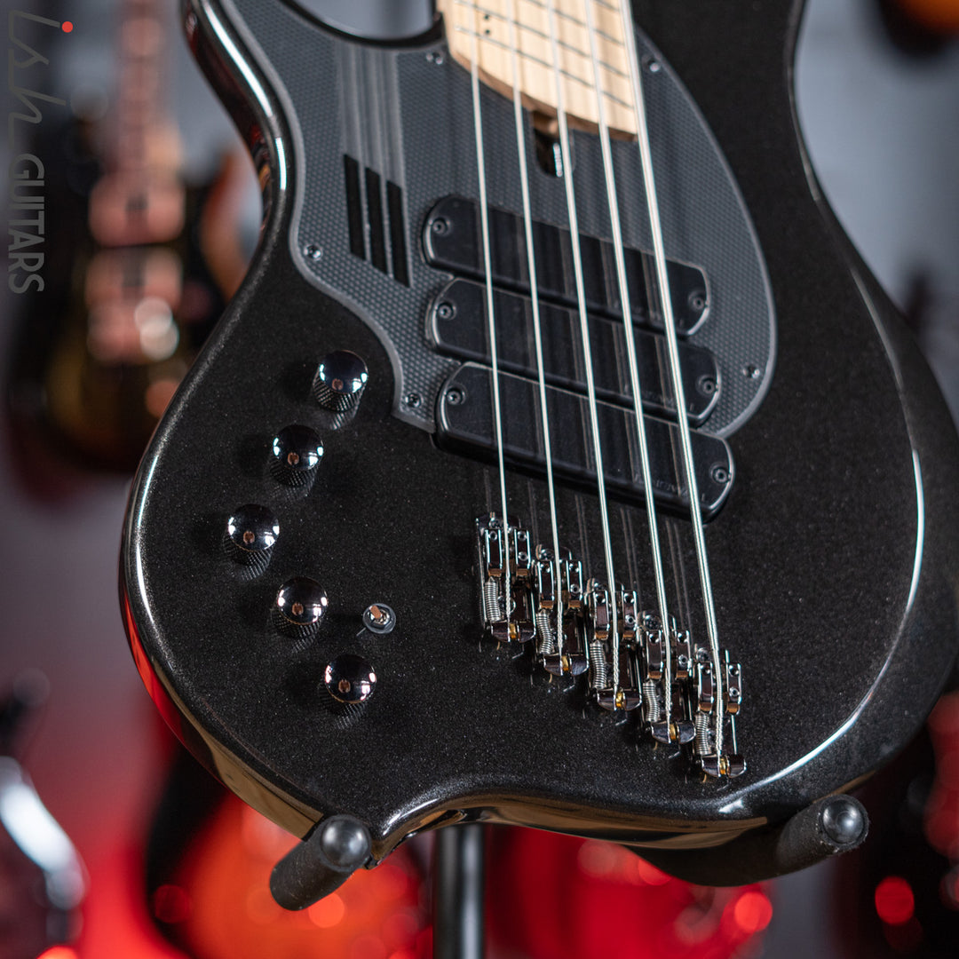 Dingwall NG-3 5-String Left Handed Bass Metallic Black