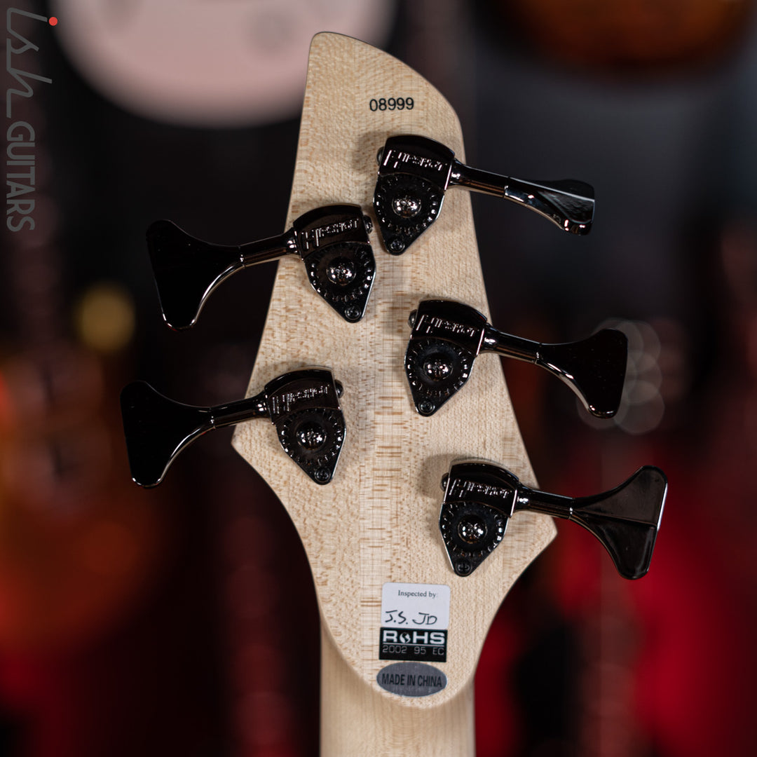 Dingwall NG-3 5-String Left Handed Bass Metallic Black