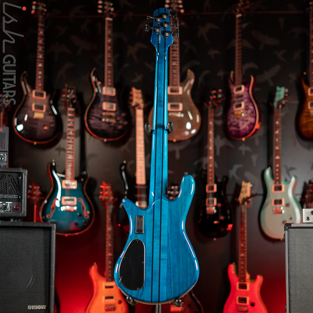 Spector NS Dimension 5 Multiscale Bass Black and Blue Gloss