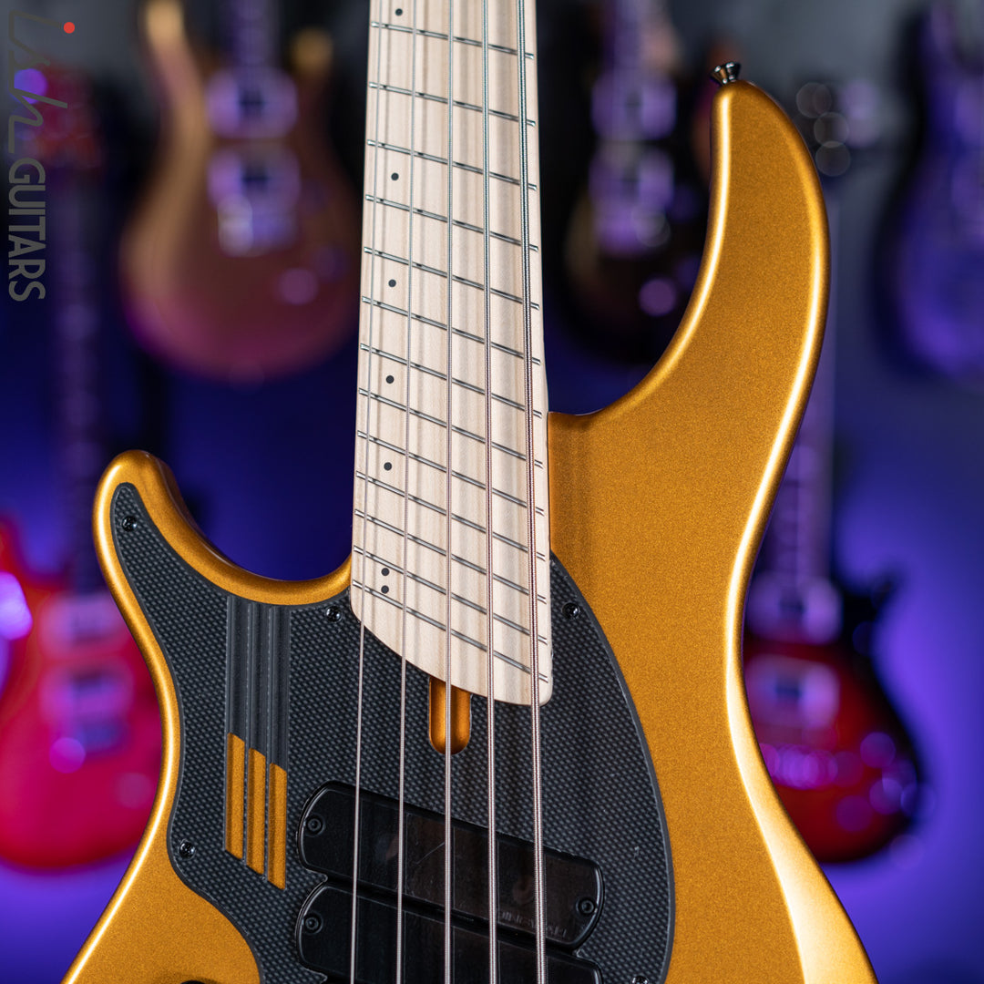 Dingwall NG-3 5-String Bass Left Handed Metallic Gold Matte