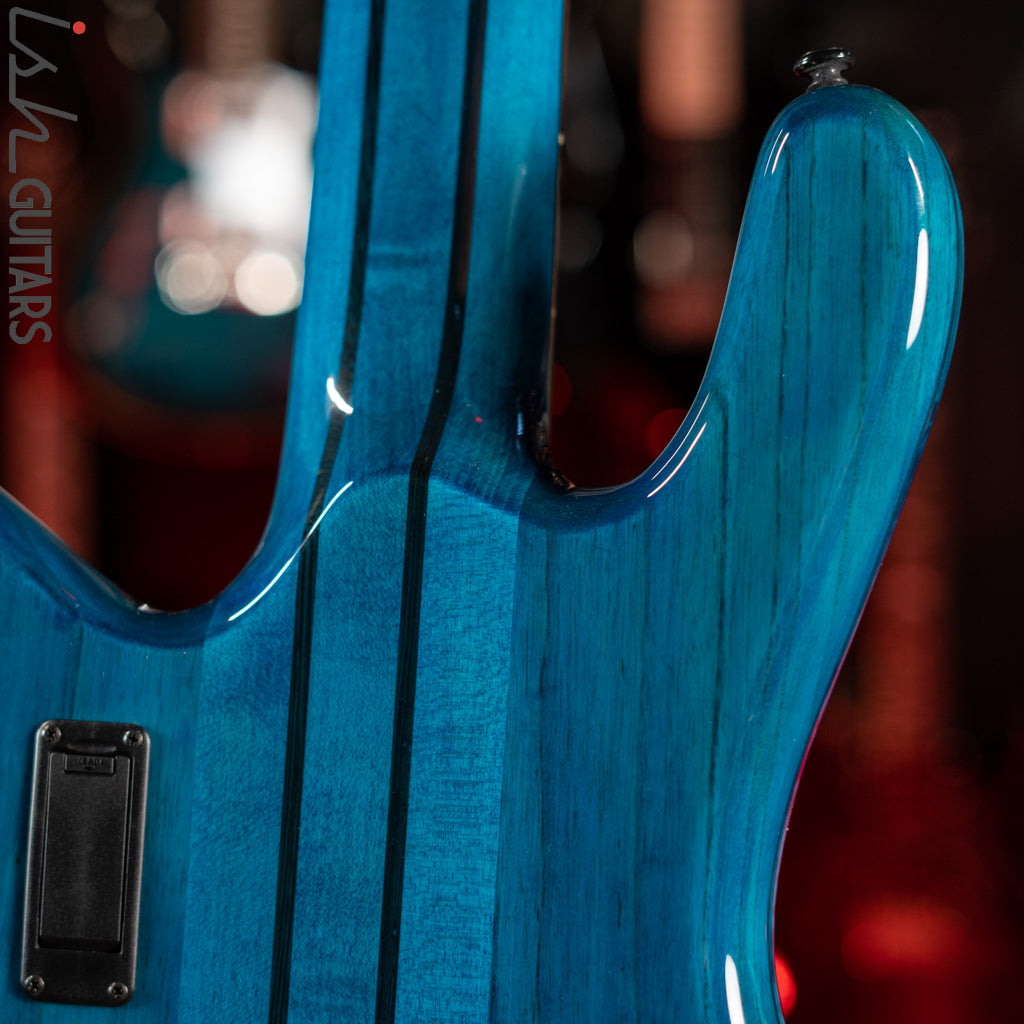 Spector NS Dimension 5 Multiscale Bass Black and Blue Gloss