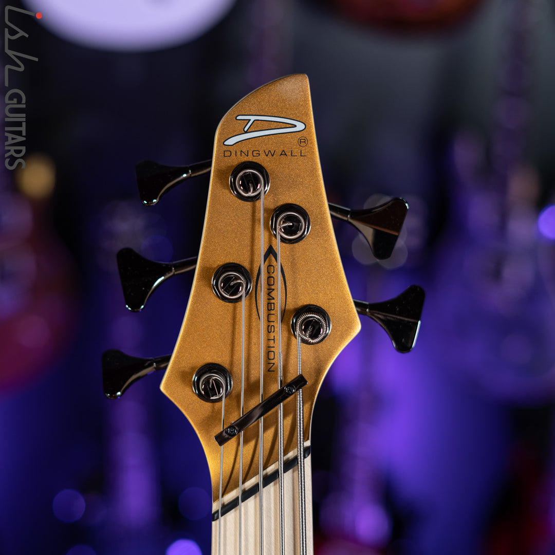 Dingwall NG-3 5-String Bass Left Handed Metallic Gold Matte
