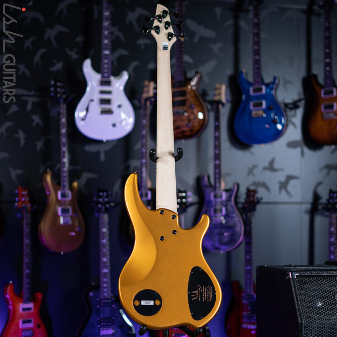 Dingwall NG-3 5-String Bass Left Handed Metallic Gold Matte