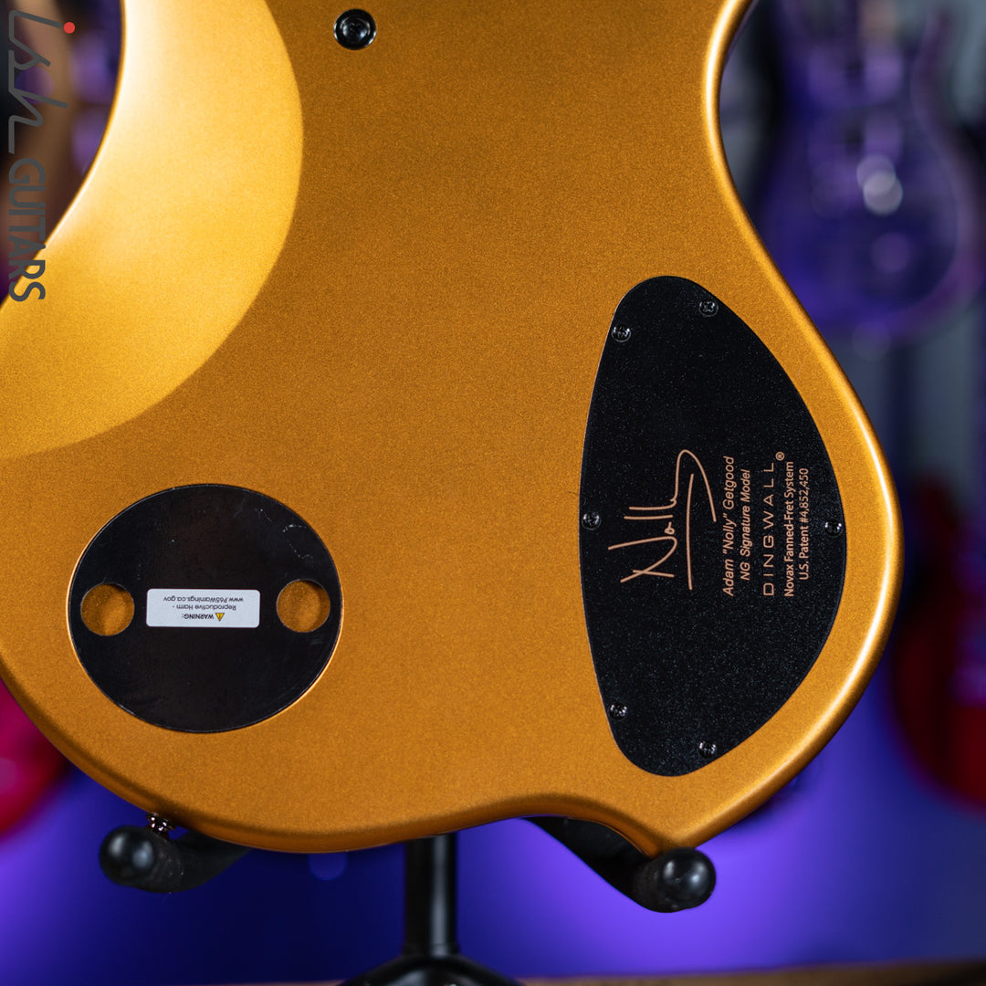 Dingwall NG-3 5-String Bass Left Handed Metallic Gold Matte