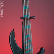 Dingwall ABZ 5-String Bass Black with Green Ceruse Satin