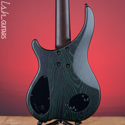 Dingwall ABZ 5-String Bass Black with Green Ceruse Satin