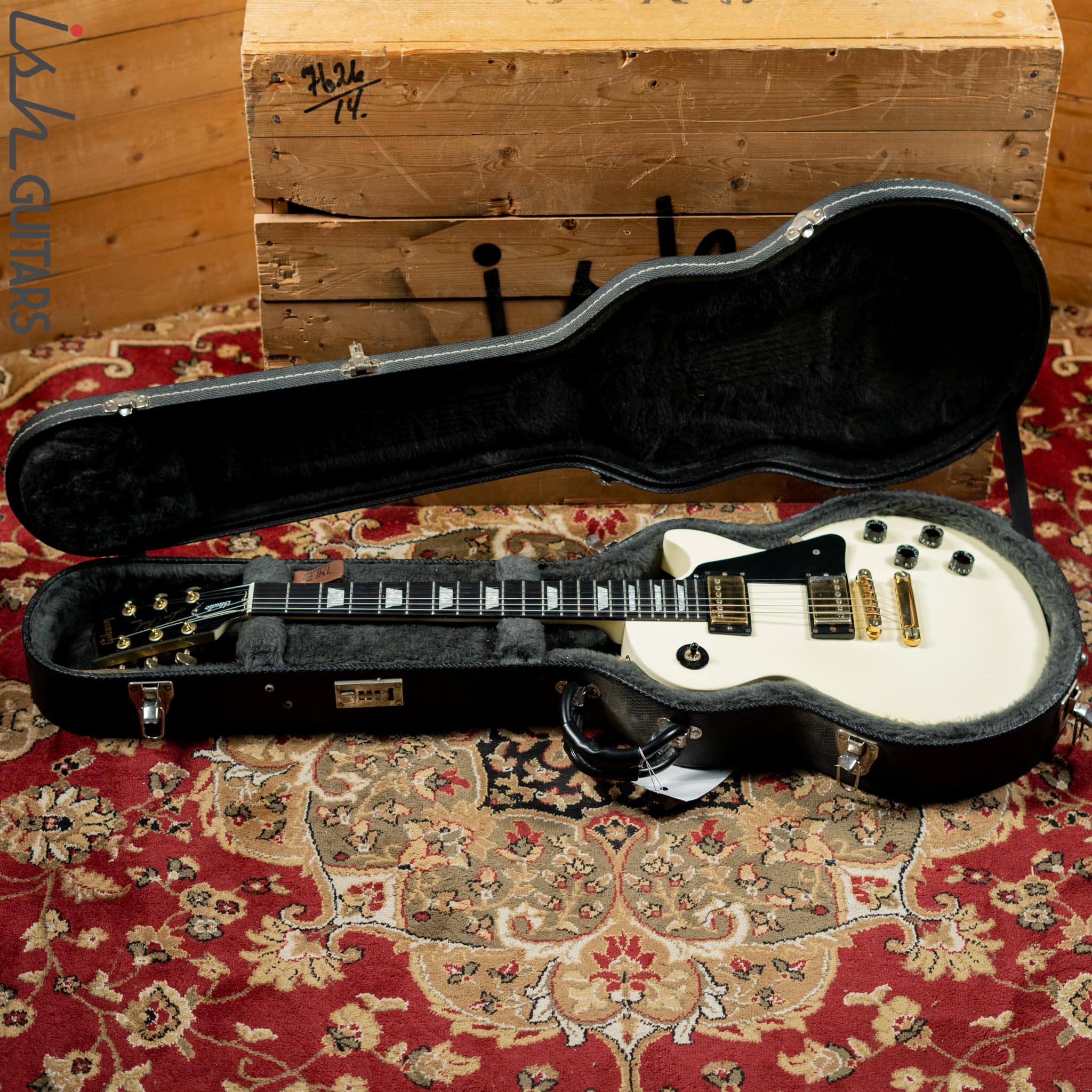 Gibson Les Paul Studio アルパインホワイト　2002 Gibson Les Paul Studio Alpine White – Ish Guitars