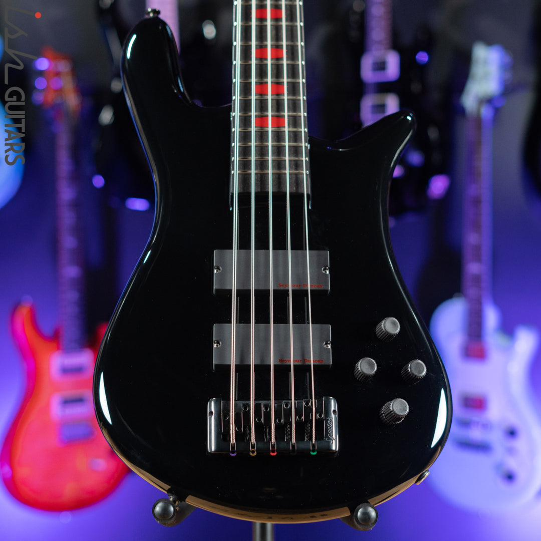 alex webster gear Spector Euro 5LX Alex Webster Signature 5-String Bass Black Gloss – Ish Guitars