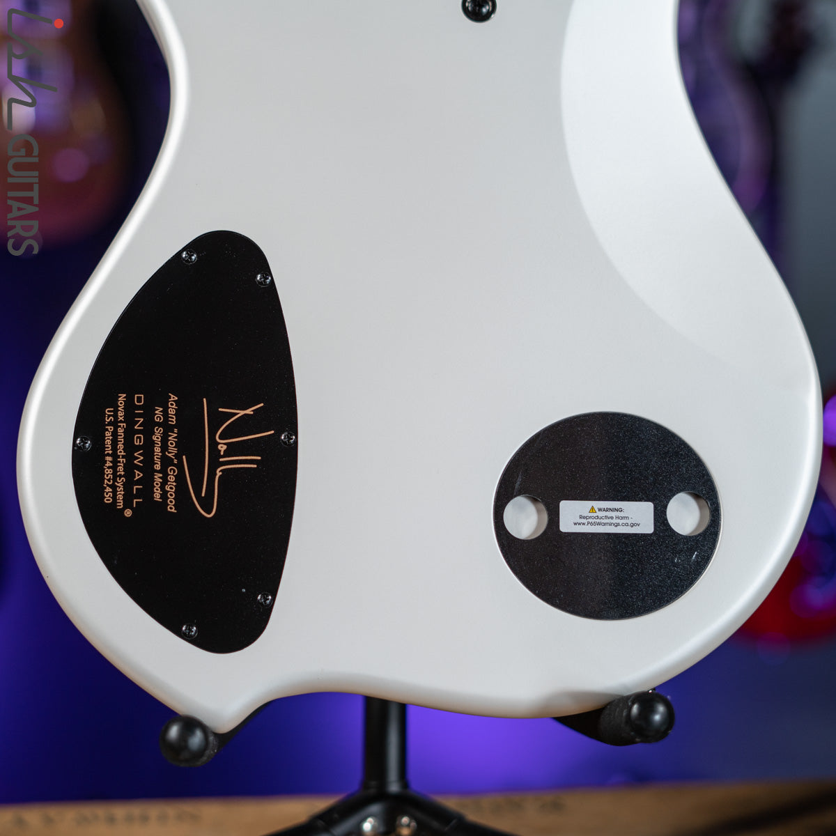 Dingwall NG-3 4-String Bass Ducati Pearl White – Ish Guitars