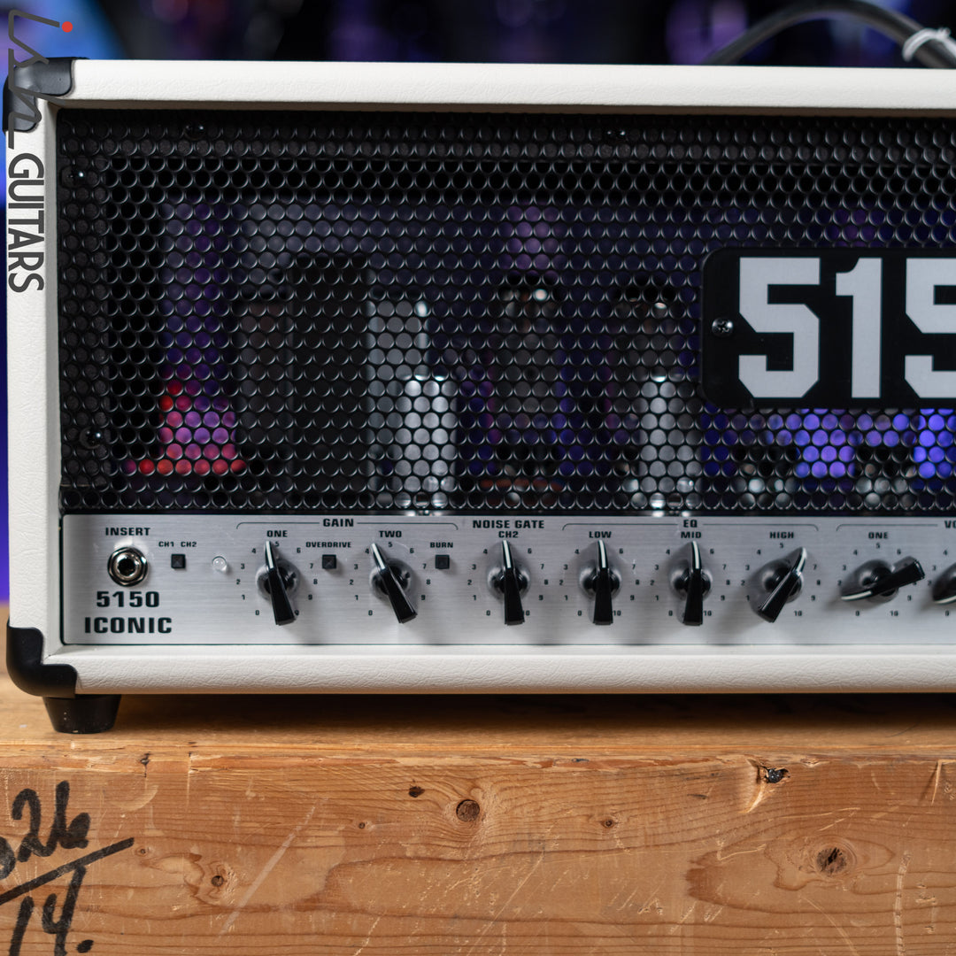 EVH 5150 Iconic Series 80W Tube Head Ivory Demo
