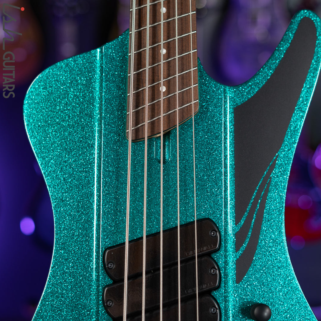 Dingwall D-Roc Standard 5-String Bass Aquamarine Metalflake Gloss