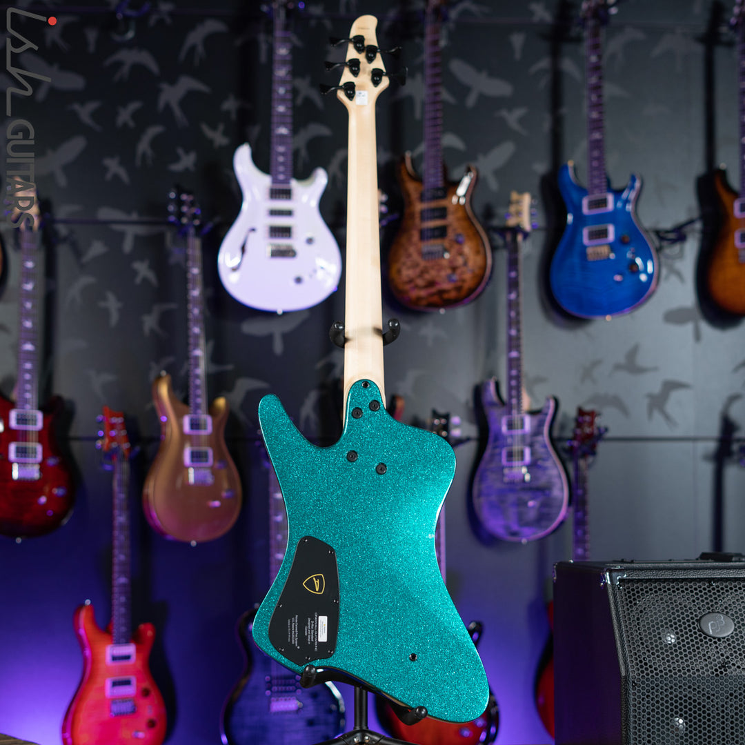 Dingwall D-Roc Standard 5-String Bass Aquamarine Metalflake Gloss