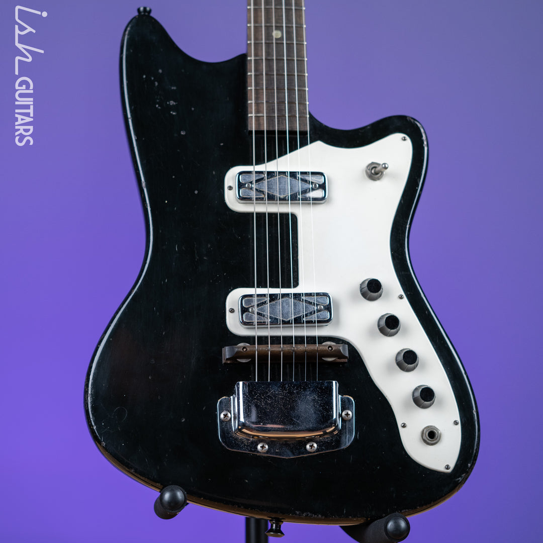 ギター Silvertone 1476 Bobkat BLACK 1960s Silvertone 1476 Bobcat Black – Ish Guitars