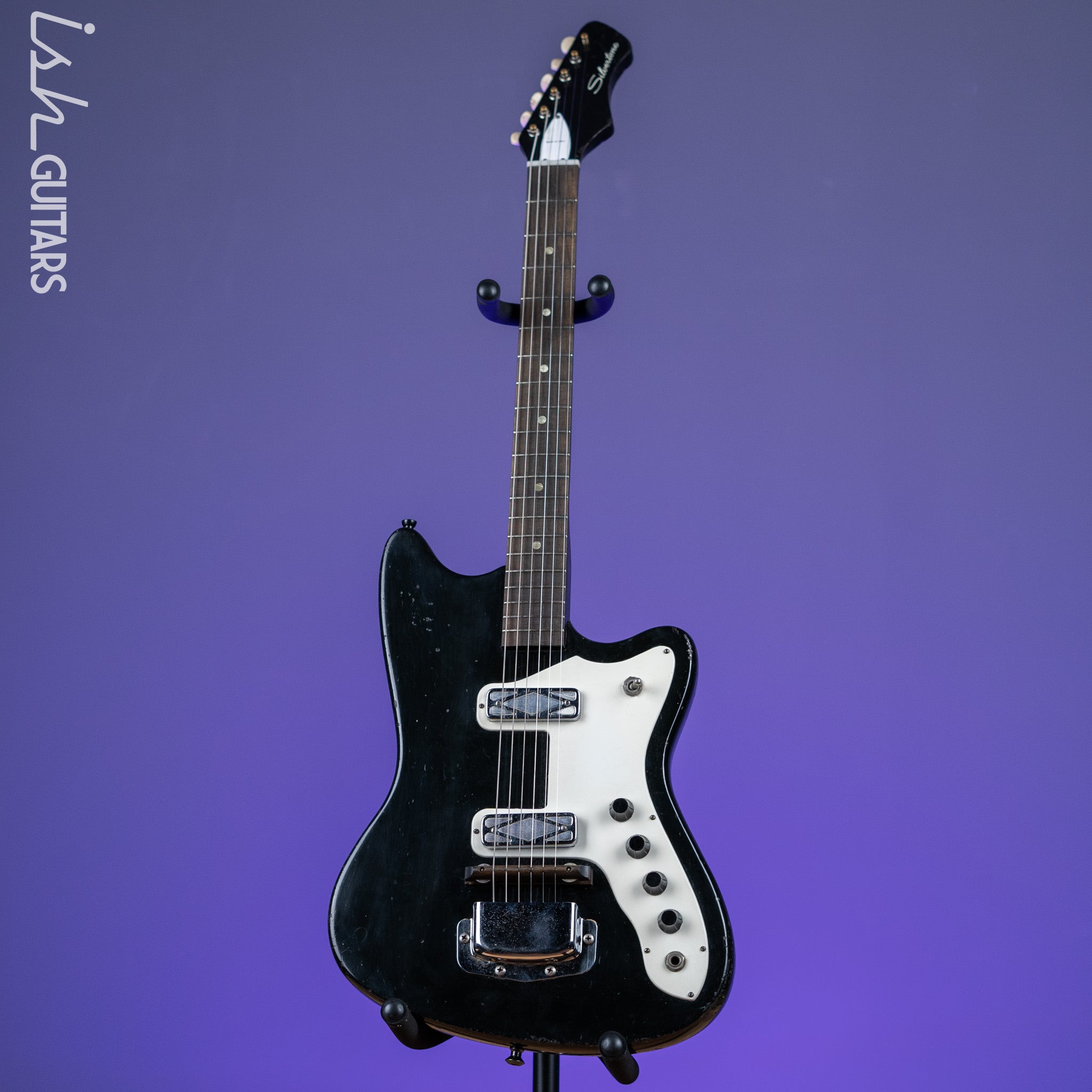 ギター Silvertone 1476 Bobkat BLACK 1960s Silvertone 1476 Bobcat Black – Ish Guitars