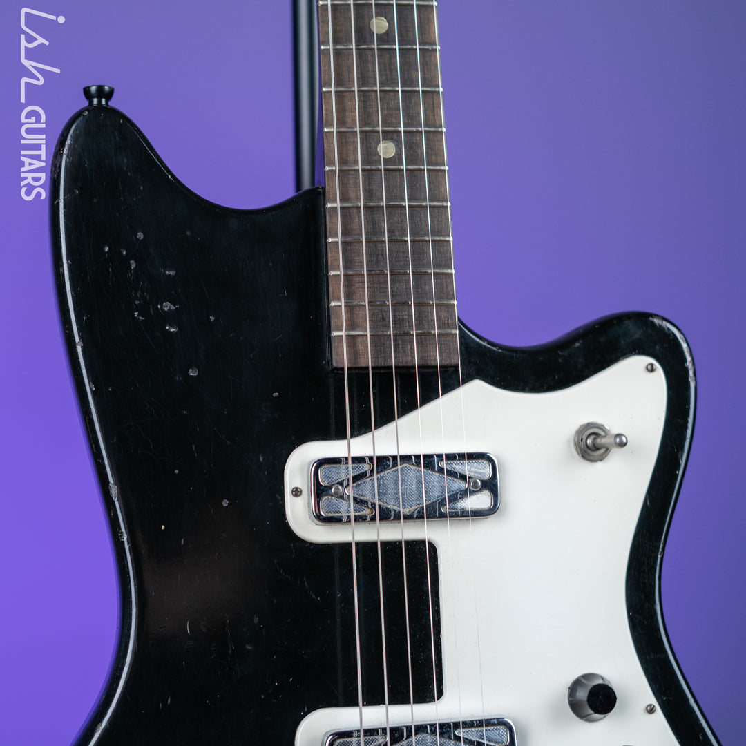 1960s Silvertone 1476 Bobcat Black