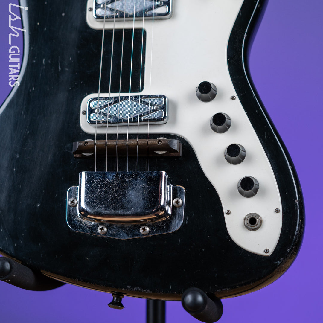 1960s Silvertone 1476 Bobcat Black