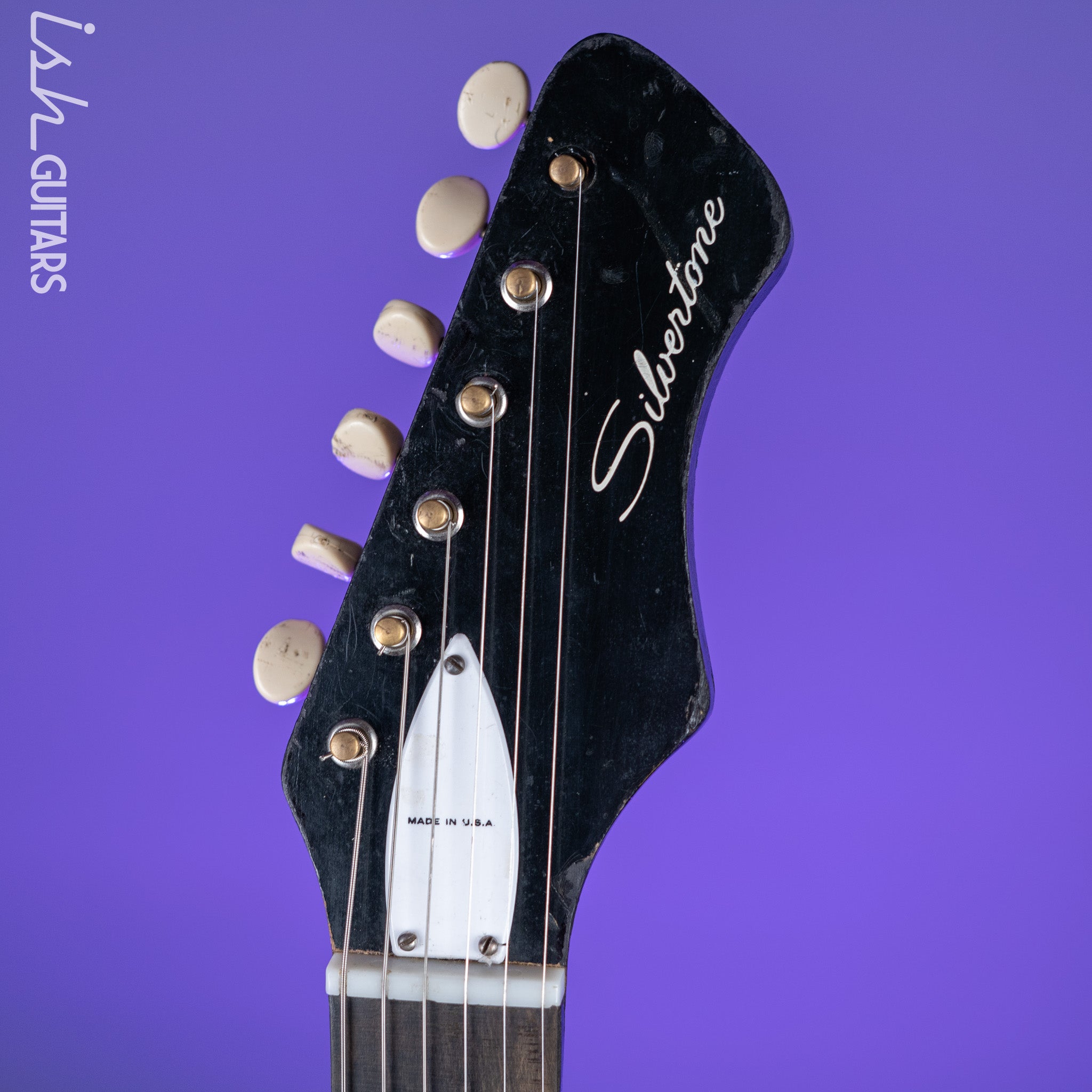 1960s Silvertone 1476 Bobcat Black – Ish Guitars