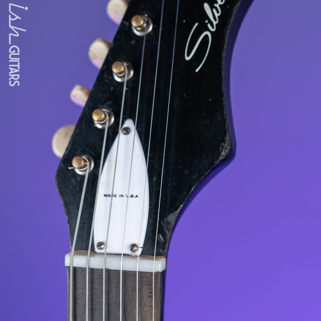 1960s Silvertone 1476 Bobcat Black