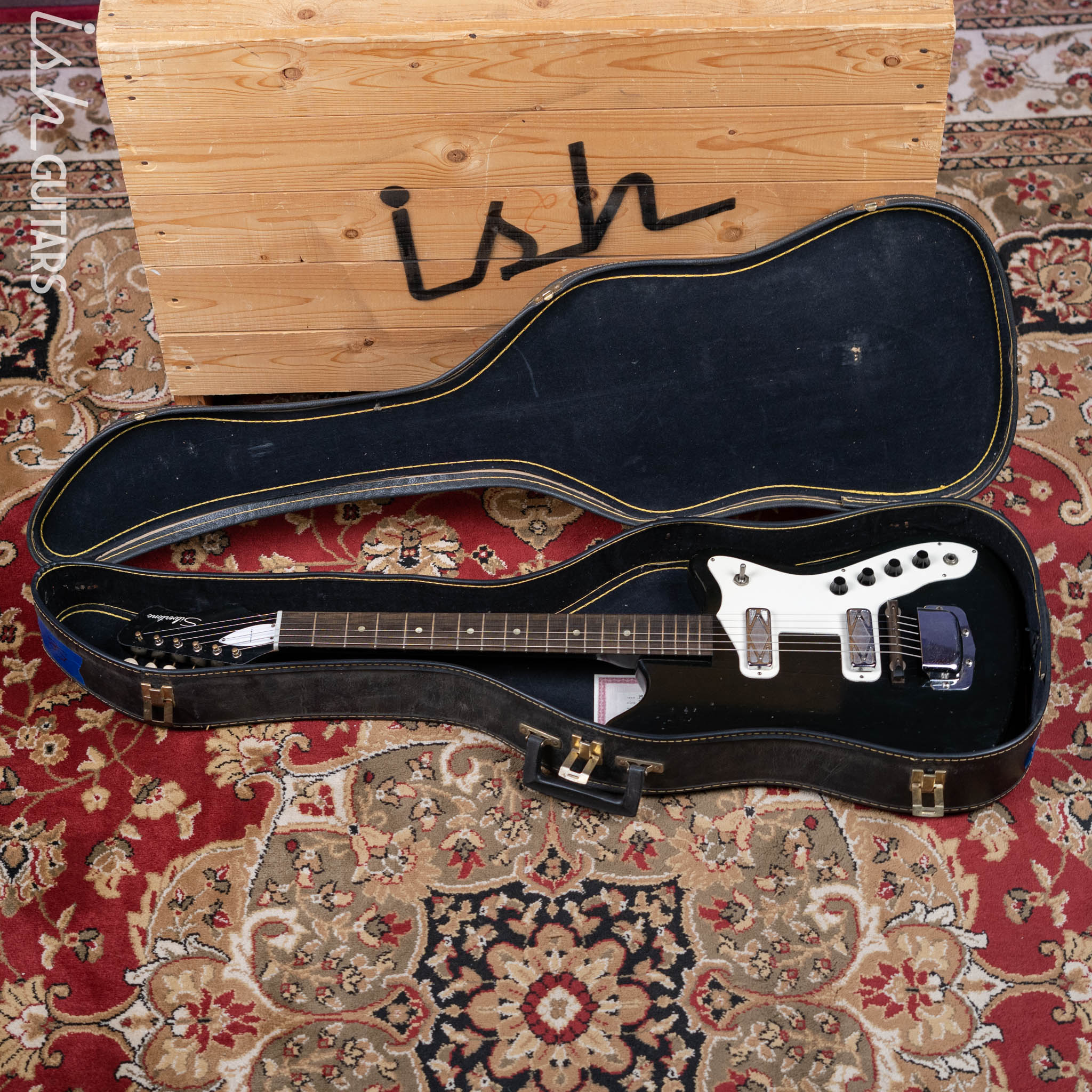 1960s Silvertone 1476 Bobcat Black – Ish Guitars