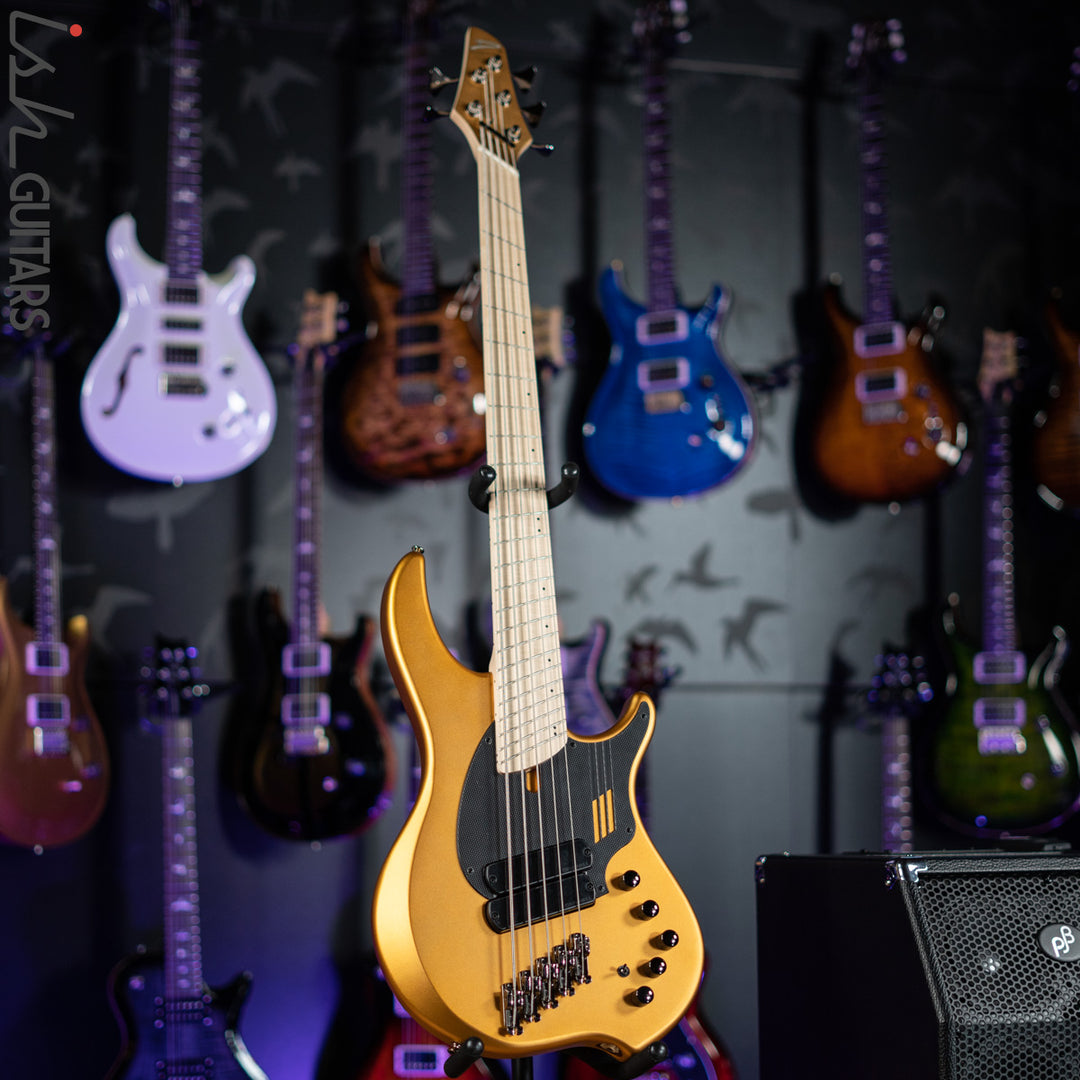 Dingwall NG-2 5-String Bass Metallic Matte Gold B-Stock
