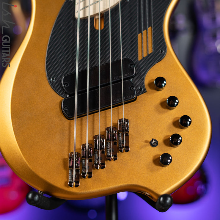 Dingwall NG-2 5-String Bass Metallic Matte Gold B-Stock