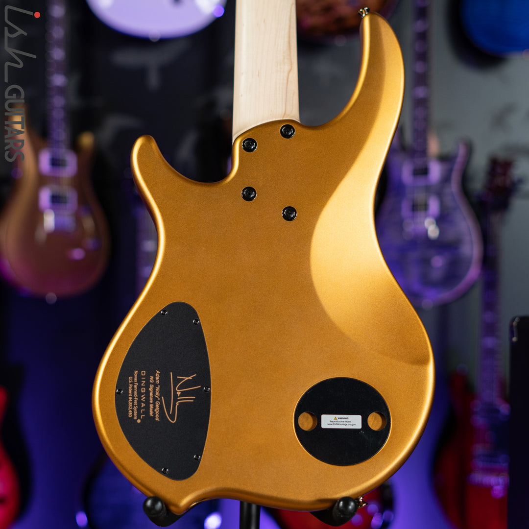 Dingwall NG-2 5-String Bass Metallic Matte Gold B-Stock