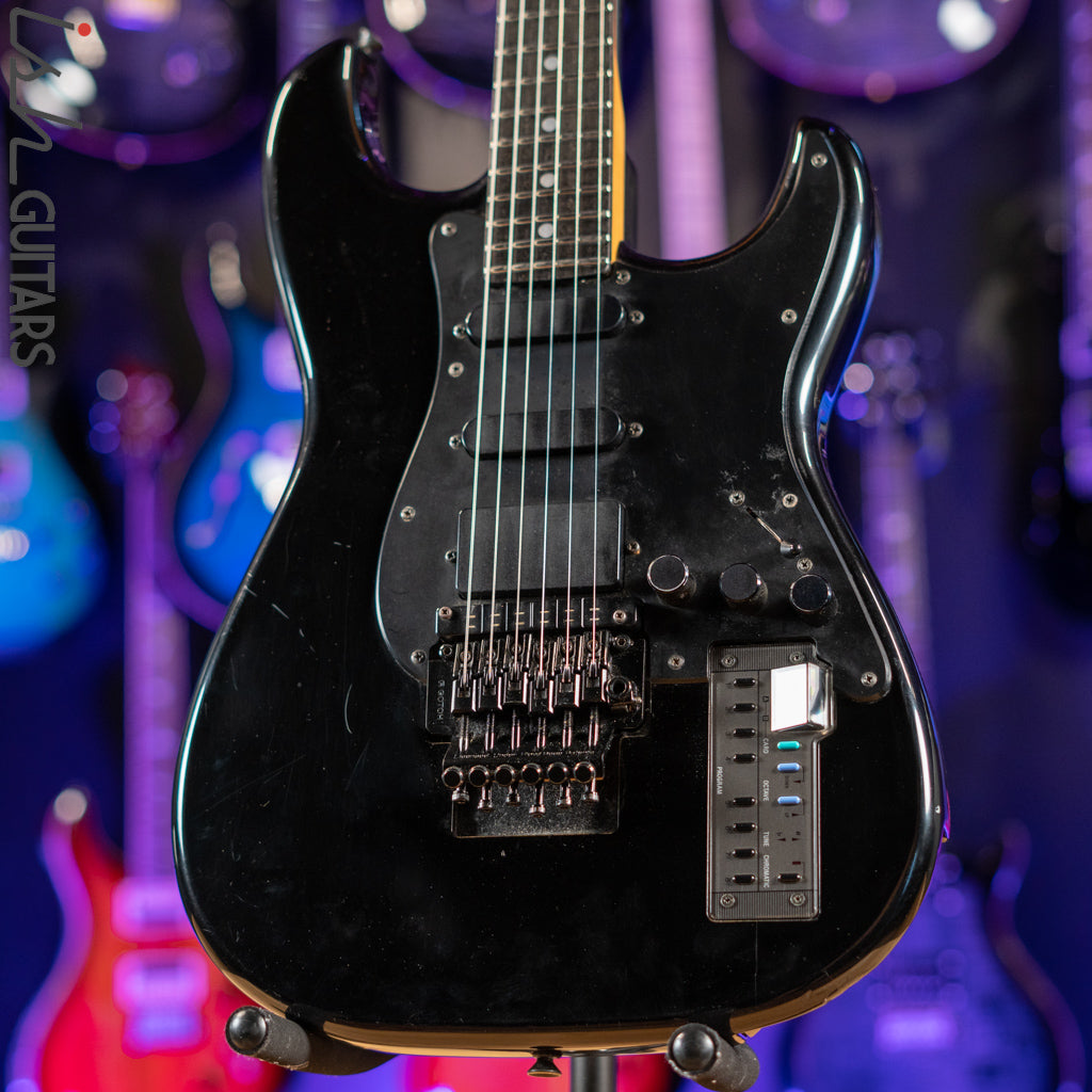 【希少】CASIO カシオ PG-380 エレキギター 1980's Casio PG-380 Synthesizer Guitar Black – Ish Guitars