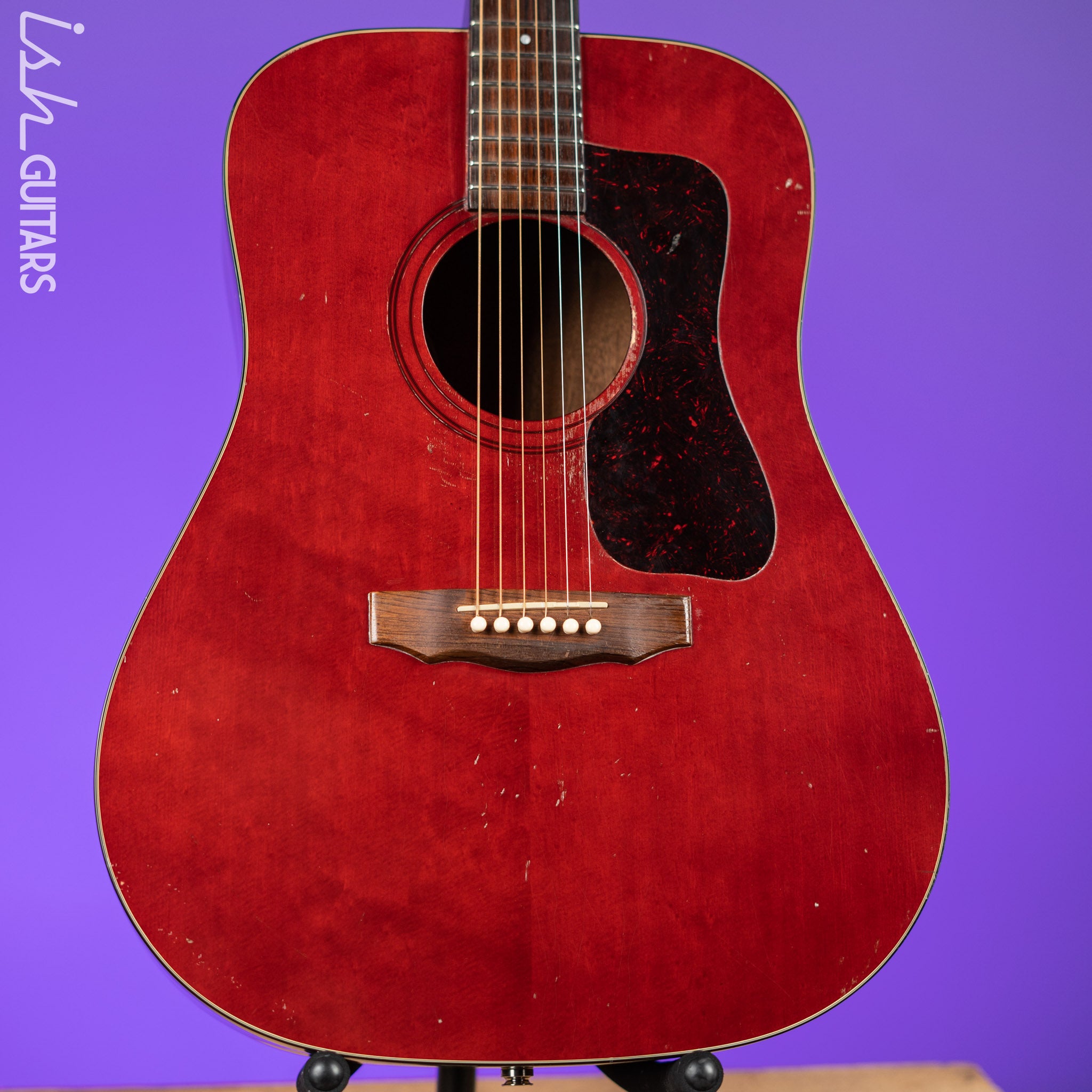 1978 Guild D25C Cherry Red – Ish Guitars
