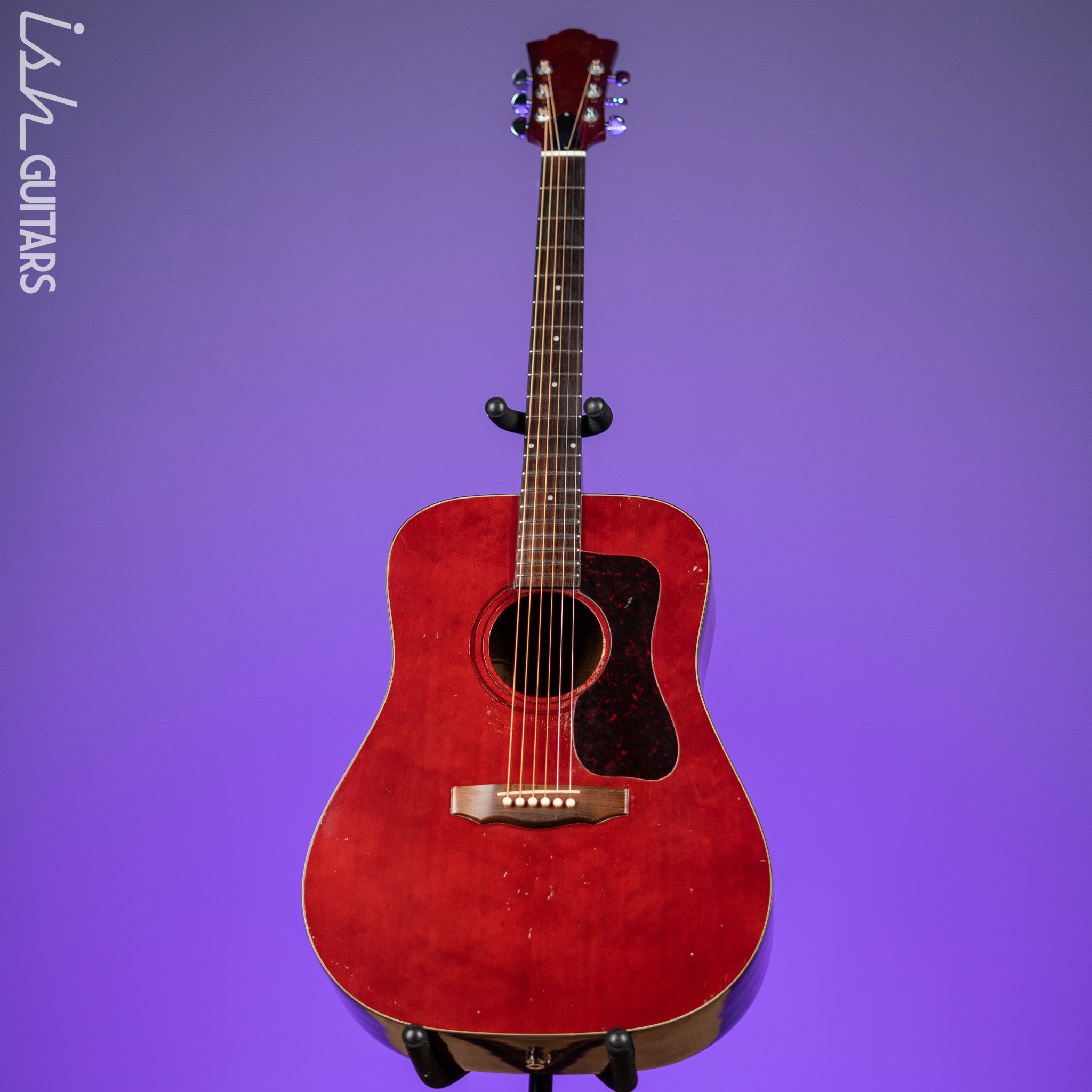 1978 Guild D25C Cherry Red – Ish Guitars