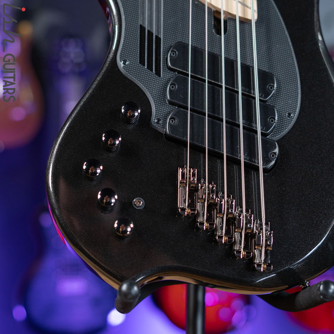 Dingwall NG-3 5-String Left Hand Bass Metallic Black Gloss