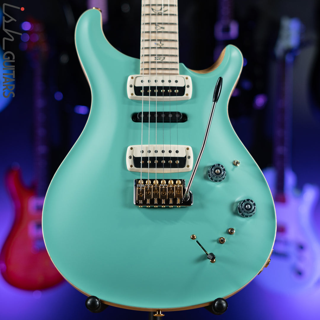 PRS Wood Library Modern Eagle V Satin Seafoam Green