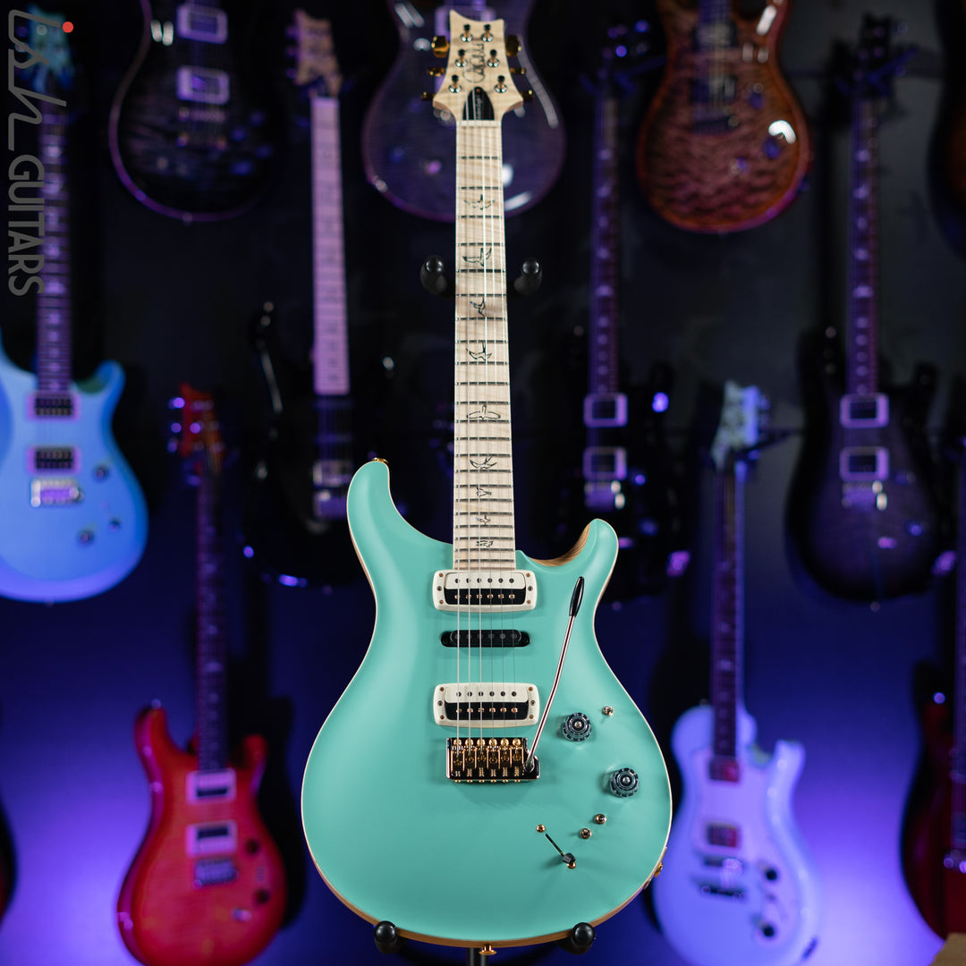 PRS Wood Library Modern Eagle V Satin Seafoam Green