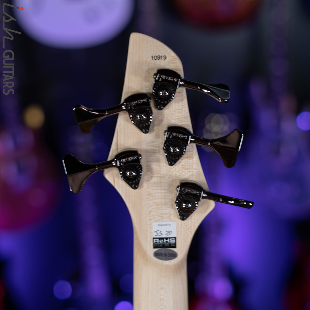 Dingwall NG-3 5-String Left Hand Bass Metallic Black Gloss