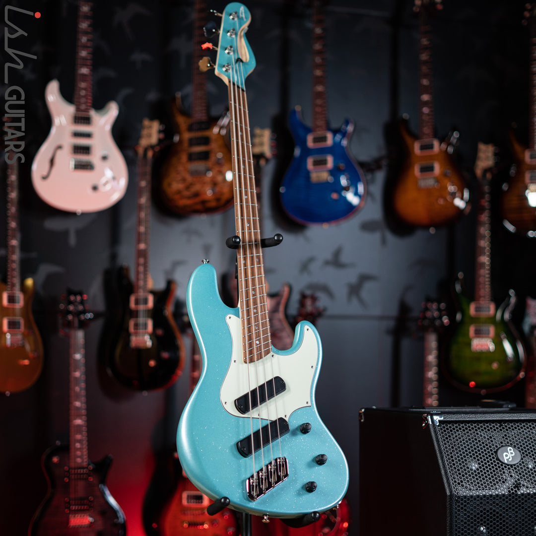 Dingwall Super J 4-String Bass Ocean Turquoise Sparkle Gloss
