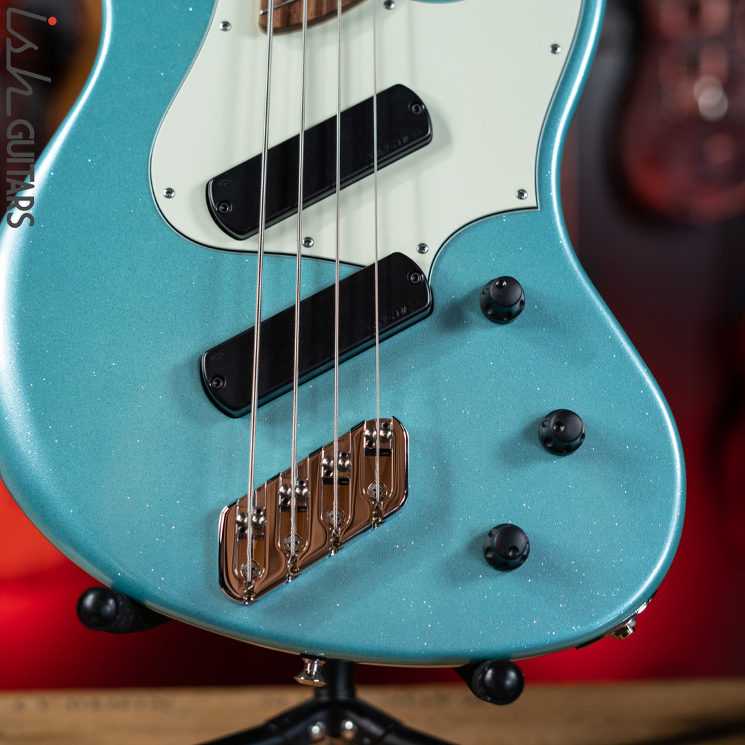 Dingwall Super J 4-String Bass Ocean Turquoise Sparkle Gloss