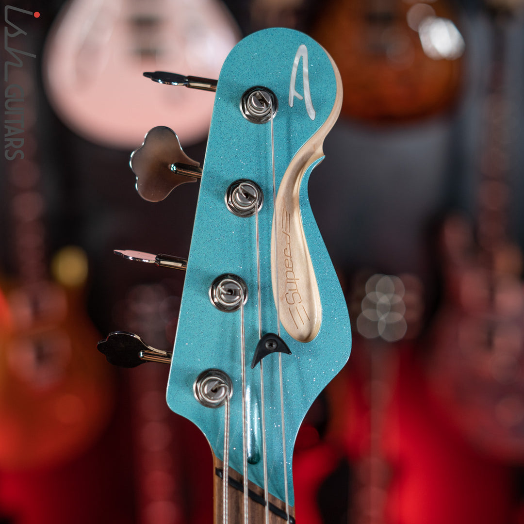 Dingwall Super J 4-String Bass Ocean Turquoise Sparkle Gloss