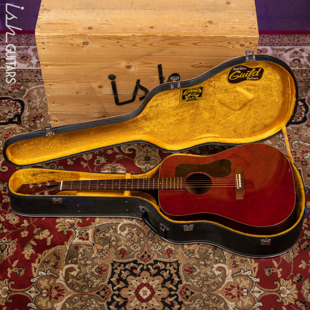 1978 Guild D25C Cherry Red